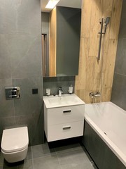 interior of modern bathroom