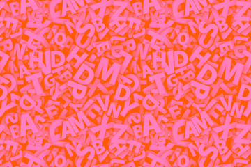 Buchstaben Muster Hintergrund.