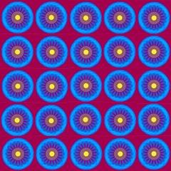 seamless pattern with flowers