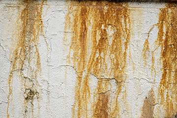 Rusted White Cement Wall Texture Background