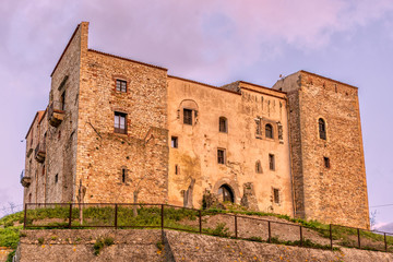 The castle of Castelbuono in Sicily, Italy - 308458095