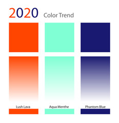 Trendy colors 2020