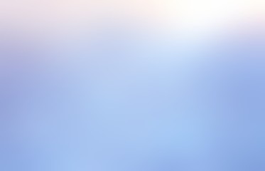 Winter delicate shine on blue empty background. Frosty blurred texture. Faint glow abstract illustration. 