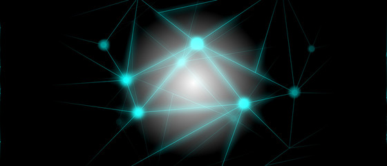  Abstract background connections between nodes