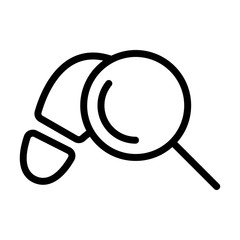 traces of the criminal icon vector. Thin line sign. Isolated contour symbol illustration