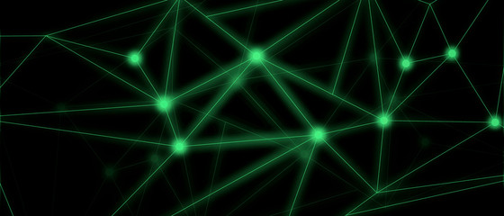  Abstract background connections between nodes