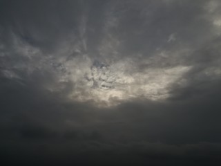 Obraz premium Cloud storm dark