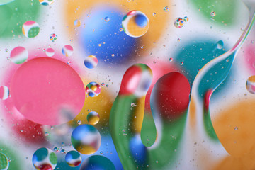 Space or planets universe cosmic abstract background. Abstract molecule atom sctructure. Macro shot...
