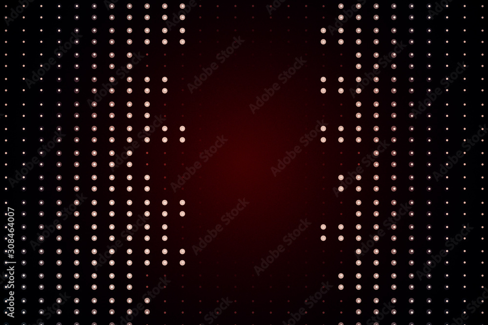Poster color seamless halftone dot pattern