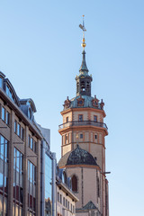 Fototapeta na wymiar Nikolaikirche in Leipzig, Sachsen, Deutschland