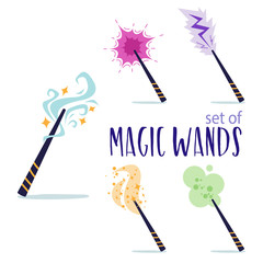 Set of magic elements