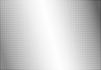 Abstract halftone dotted background. Monochrome pattern with square.  Vector modern pop art texture for posters, sites, cover, business cards, postcards, art design, labels and stickers.