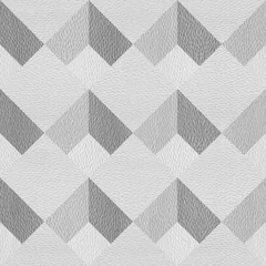 Behang 3D Schuin geruit patroon - naadloze achtergrond - korrelig wit oppervlak