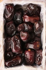 Delicious Arab dates in a package macro