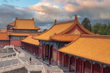 Fototapeta na wymiar Forbidden City in Beijing.