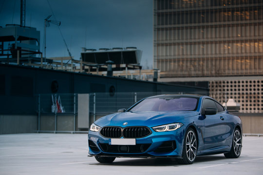 BMW 8 Series M850i xDrive at the parking