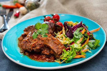 Goulash Beef with Onions and Paprika