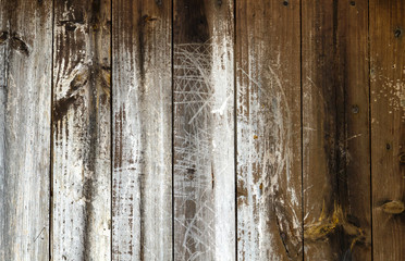 Old distressed wooden planks surface