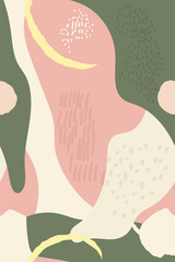 Seamless floral pattern. Modern design, Vector background