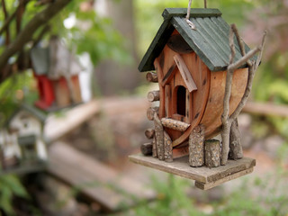 Beautiful handmade birdhouse