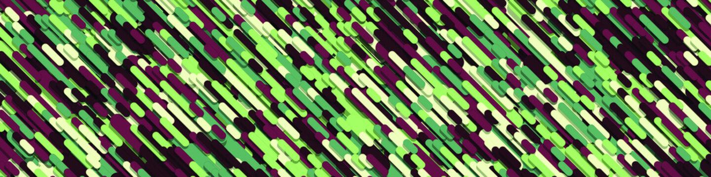 Color Abstract Lines Rain Generative Art background illustration
