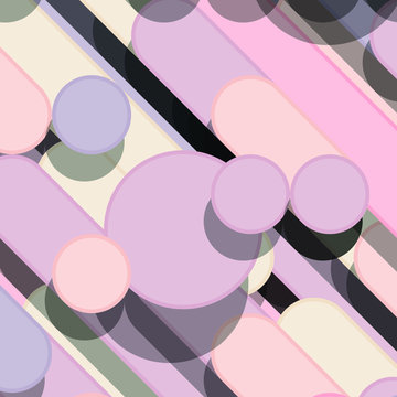 Color Abstract Lines Rain Generative Art background illustration