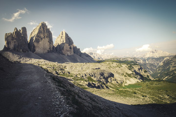 Dolomites Alps, Three Merlons, Drei Zinnen, South Tyrol, Italy