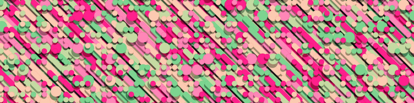 Color Abstract Lines Rain Generative Art background illustration