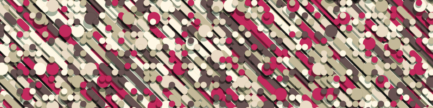 Color Abstract Lines Rain Generative Art background illustration