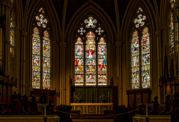 Fototapeta na wymiar Cathedral Church of St. James Interior, Toronto, Canada