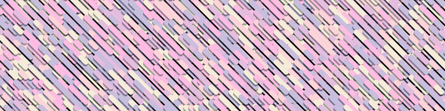 Color Abstract Lines Rain Generative Art background illustration