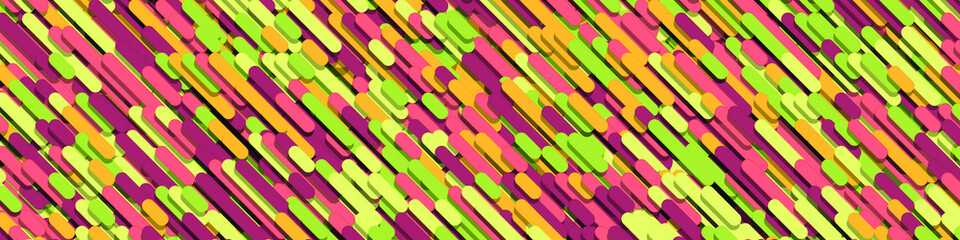 Color Abstract Lines Rain Generative Art background illustration