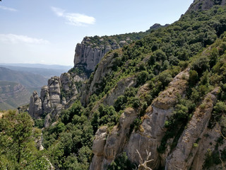 Fototapeta na wymiar Mount Moncerat near Barcelona 1