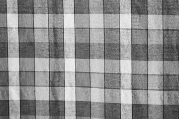 Black and white images, unique fabric patterns of folk fabric in Isan, Thailand