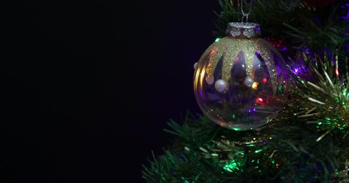 Pallina di vetro con luci