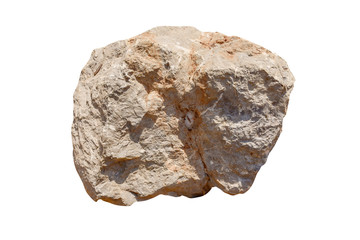 stones isolated on white background.Big granite rock stone.rock stone isolated on white background