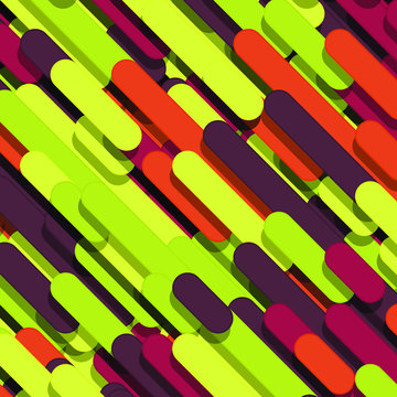 Color Abstract Lines Rain Generative Art background illustration
