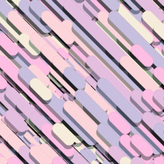 Color Abstract Lines Rain Generative Art background illustration