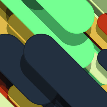 Color Abstract Lines Rain Generative Art background illustration