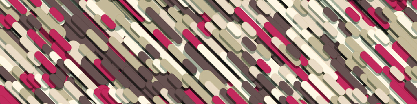 Color Abstract Lines Rain Generative Art background illustration