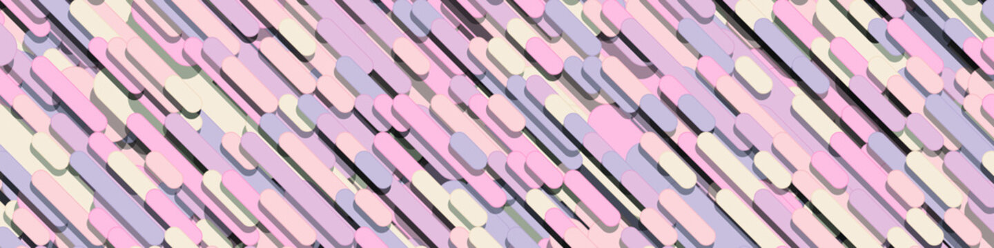 Color Abstract Lines Rain Generative Art background illustration