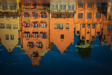 Gdansk Poland beautiful old city in the sunshine