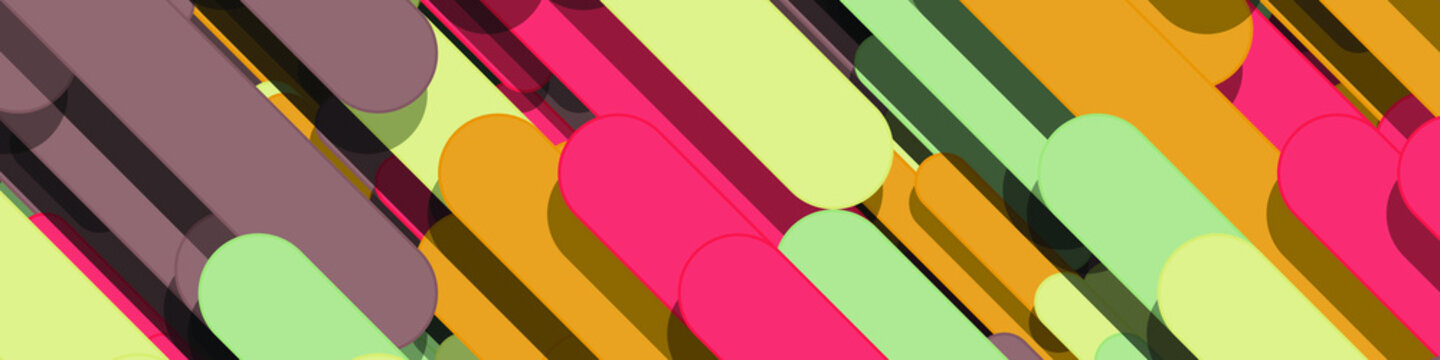 Color Abstract Lines Rain Generative Art background illustration
