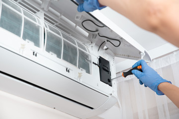 Air conditioner unit service