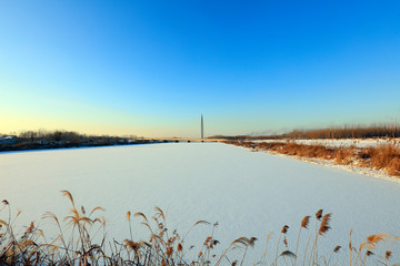 Natural scenery in winter