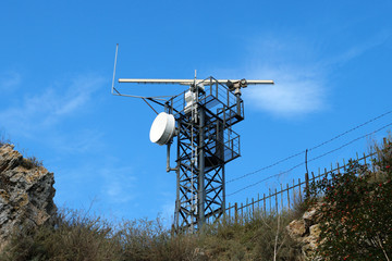 radar for navigation against the sky