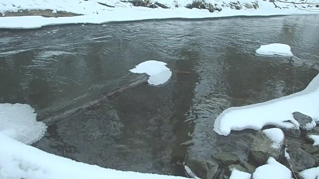 rivi&egrave;re en hiver