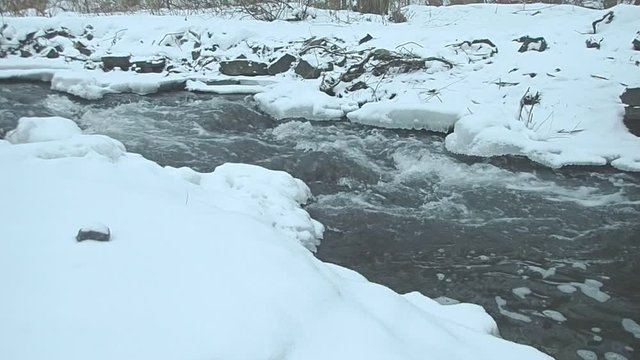 rivi&egrave;re en hiver