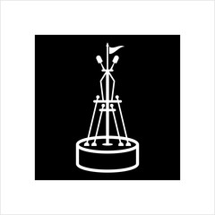 Buoy Icon, Float Buoy Icon