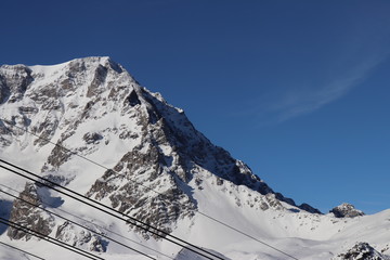 ski resort in alps